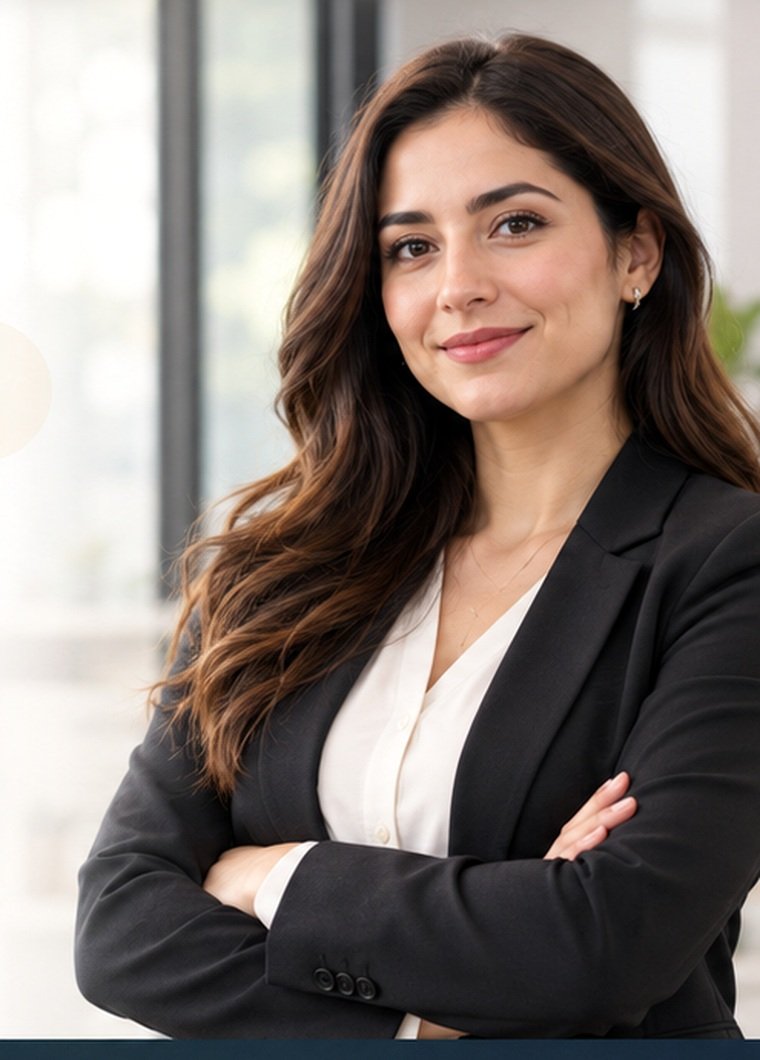 Profesional certificada en un entorno institucional